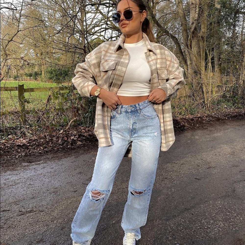 Zara plaid overshirt - Picture 10 of 16